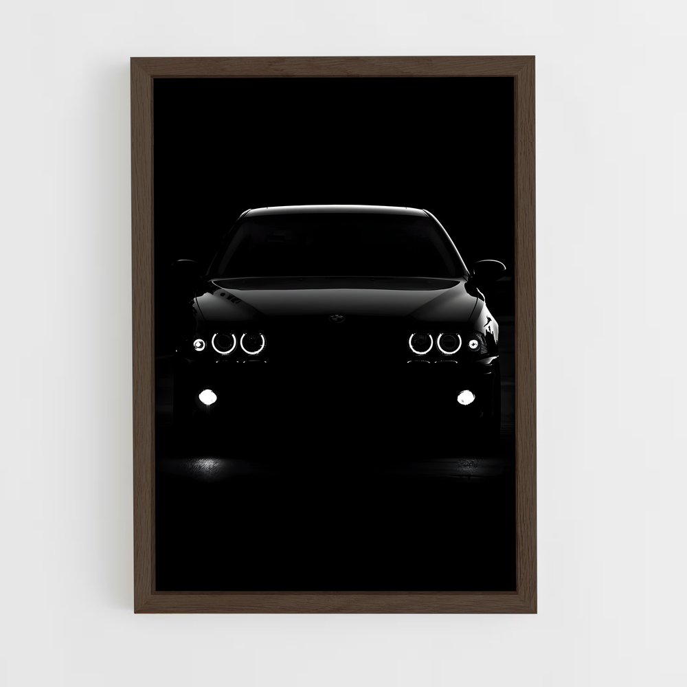 Poster puissance blanche – affiche BMW (vue 5)
